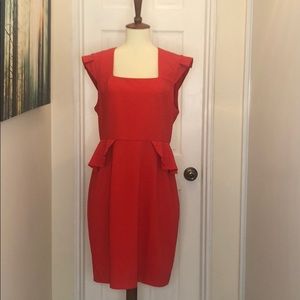 Forever 21 Red Peplum Dress